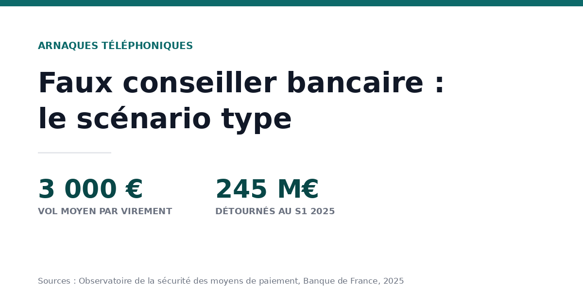Arnaque au faux conseiller bancaire : le scénario et vos recours
